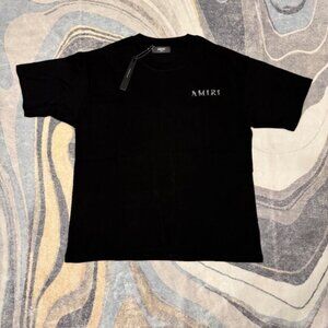 Amiri MA Baroque Logo Black Tee Mens Size Large